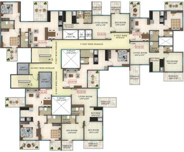 Project Image of 0.0 - 473.61 Sq.ft 1 BHK Apartment for buy in Geet Govind Muktai Aangan Phase IX