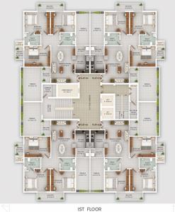 Project Image of 1550.0 - 1800.0 Sq.ft 3 BHK Apartment for buy in GBN Skywalk
