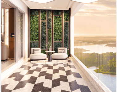 Project Image of 1265.0 - 1983.0 Sq.ft 3 BHK Apartment for buy in Lodha Azur Tower D