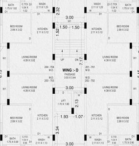 Project Image of 340.46 - 538.63 Sq.ft 1 BHK Apartment for buy in Akshar City