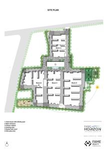Project Image of 1255.0 - 1545.0 Sq.ft 2 BHK Apartment for buy in Fame Horizon