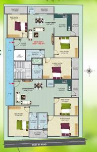 Laavanya Elegant Laavanya Elegant Cluster Plan from 1st to 5th Floor 1