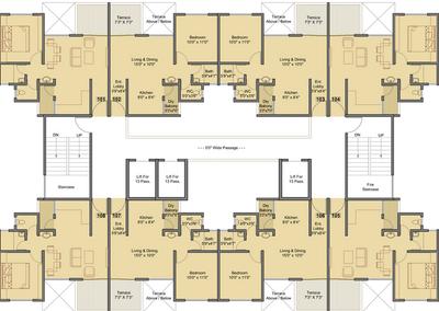 Project Image of 557.89 - 826.0 Sq.ft 2 BHK Apartment for buy in Pinnacle Neelanchal Phase II