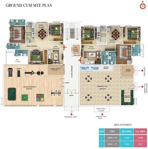 Project Image of 1508.0 - 1725.0 Sq.ft 3 BHK Apartment for buy in Enhance Sri Ram Vatika