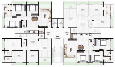 Project Image of 855.84 - 931.19 Sq.ft 3 BHK Apartment for buy in Krunal Lemon Tree