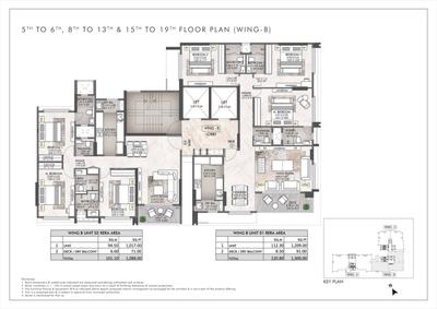 Project Image of 779.0 - 1315.0 Sq.ft 2 BHK Apartment for buy in Rustomjee Prive