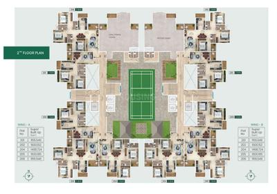 Project Image of 1097.81 - 2159.27 Sq.ft 2 BHK Apartment for buy in MD Heights