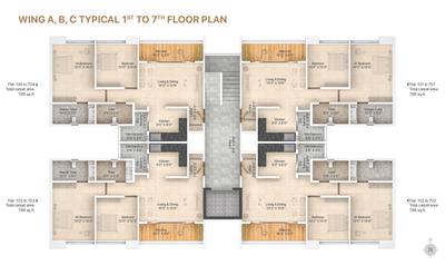 Project Image of 0.0 - 786.0 Sq.ft 2 BHK Apartment for buy in Rohan Karan Evana