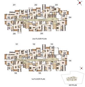 Project Image of 1212.0 - 2193.0 Sq.ft 2 BHK Apartment for buy in Casagrand Galileo