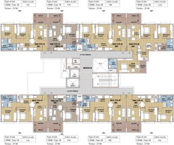 Project Image of 345.0 - 1416.0 Sq.ft 1 BHK Apartment for buy in Sipani Bliss II Tower A To Tower E