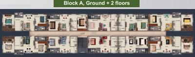 Project Image of 457.0 - 683.0 Sq.ft 1 BHK Apartment for buy in Shree Krishna Greens Phase 1