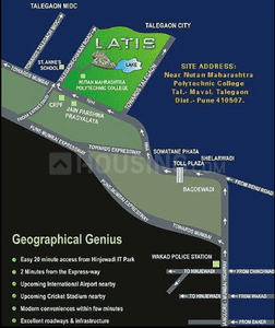 Project Image of 830.0 - 1290.0 Sq.ft 2 BHK Apartment for buy in Kohinoor Latis