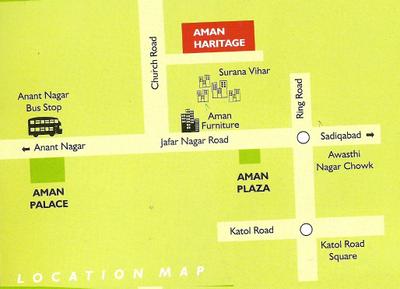 Project Image of 850.0 - 900.0 Sq.ft 2 BHK Apartment for buy in Green Amans Heritage B