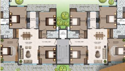 Project Image of 0.0 - 1560.77 Sq.ft 4 BHK Apartment for buy in Adore Presidential World