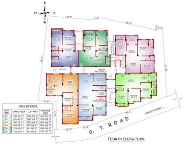 Project Image of 1092.0 - 1434.0 Sq.ft 2 BHK Apartment for buy in Eco Ganga Appartment