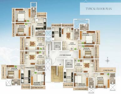 Project Image of 985 Sq.ft 2 BHK Apartment / Flat for sale in Kanjurmarg East for Rs. 15400000
