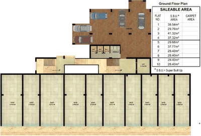 Project Image of 575.0 - 1140.0 Sq.ft 1 BHK Apartment for buy in Raj Ganaraj Arcade