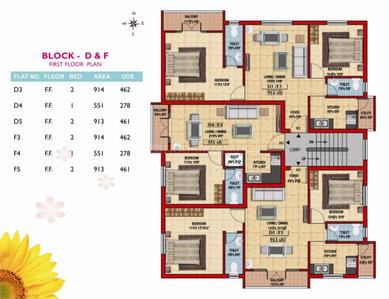 Project Image of 551.0 - 1014.0 Sq.ft 1 BHK Apartment for buy in Colorhomes Golden Classic