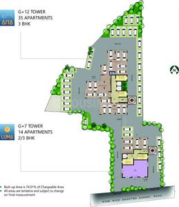 Project Image of 1220.0 - 1650.0 Sq.ft 3 BHK Apartment for buy in Shivom Elysiya