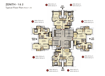 Project Image of 449.0 - 926.0 Sq.ft 1 BHK Apartment for buy in Marathon Nexzone