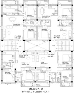 Project Image of 508.0 - 960.0 Sq.ft 1 BHK Apartment for buy in Ruby Deluxe