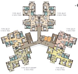 Project Image of 705.0 - 1980.0 Sq.ft 1 BHK Apartment for buy in Puravankara 270 Degrees