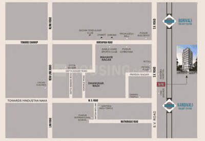 Project Image of 364.0 - 573.0 Sq.ft 1 BHK Apartment for buy in Vaibhav Parind