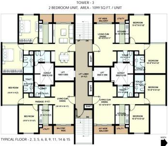Project Image of 485.0 - 2471.0 Sq.ft 1 BHK Apartment for buy in Vista Heights