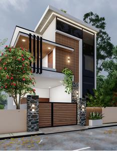 Pak Muthukumaran Nagar Villas Elevation 1