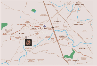 Project Image of 1401 Sq.ft 3 BHK Apartment / Flat for sale in Maan for Rs. 9500000