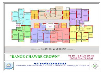 Project Image of 315.71 - 576.0 Sq.ft 1 BHK Apartment for buy in Dange Crown B Wing