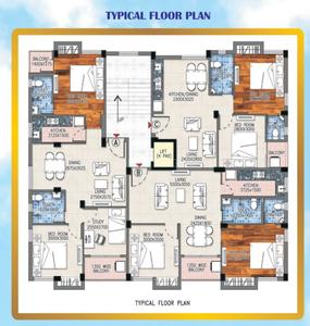 Project Image of 780.0 - 1071.0 Sq.ft 2 BHK Apartment for buy in AMR Icon