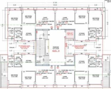 Project Image of 0.0 - 618.17 Sq.ft 2 BHK Apartment for buy in Siddharth The Unity Tower A B C