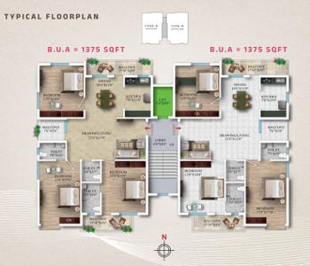 Project Image of 0.0 - 1375.0 Sq.ft 3 BHK Apartment for buy in Shree Omkar Residency