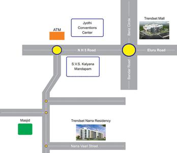 Project Image of 2521.0 - 2702.0 Sq.ft 3 BHK Apartment for buy in Trend Narra Residency
