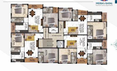 Project Image of 950.0 - 1299.0 Sq.ft 2 BHK Apartment for buy in Meera Kayal