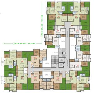 Project Image of 300.0 - 532.0 Sq.ft 1 BHK Apartment for buy in Majestique Venice Building D Wing A