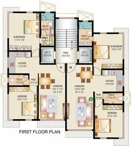 Project Image of 685.0 - 720.0 Sq.ft 2 BHK Apartment for buy in JPV Pratap Villa