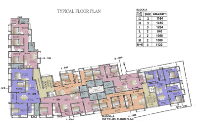 Project Image of 820.0 - 1617.0 Sq.ft 2 BHK Apartment for buy in Rohra Galaxy 
