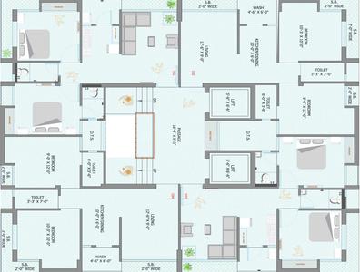 Project Image of 408.71 - 410.64 Sq.ft 2 BHK Apartment for buy in Shyamal Shyama One