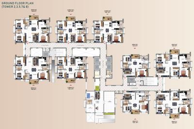 Project Image of 1253.0 - 1840.0 Sq.ft 2 BHK Apartment for buy in My Home Tridasa Tower 1 To 9