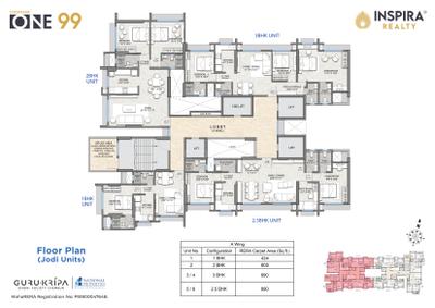 Project Image of 424.0 - 890.0 Sq.ft 1 BHK Apartment for buy in Inspira Gurukripa
