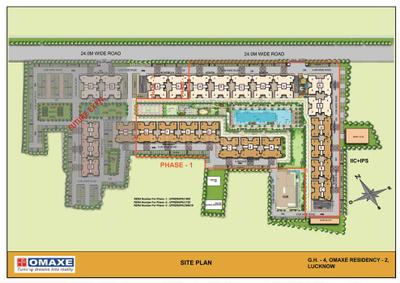 Project Image of 783.0 - 1095.0 Sq.ft 2 BHK Apartment for buy in Omaxe Residency II