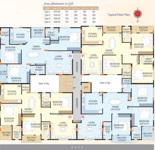 Project Image of 1575.0 - 1630.0 Sq.ft 3 BHK Apartment for buy in Scion Windflower