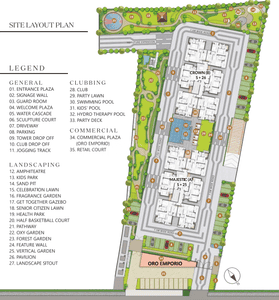 Project Image of 764.24 - 989.1 Sq.ft 2 BHK Apartment for buy in Dynasty By ORO Phase 2
