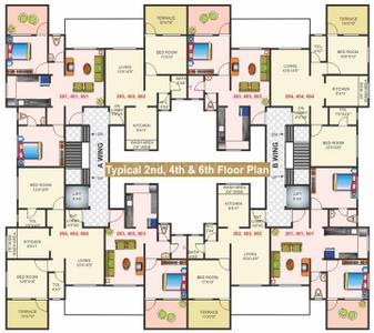 Project Image of 880 Sq.ft 2 BHK Apartment / Flat for sale in Vikas Nagar for Rs. 6000000