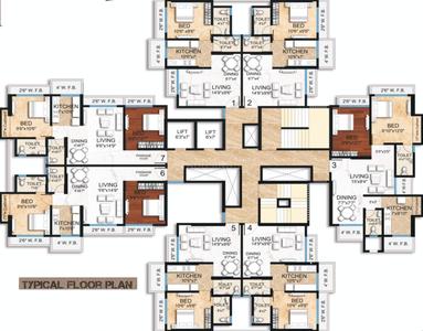 Project Image of 700.0 - 1075.0 Sq.ft 1 BHK Apartment for buy in Westin Ellora Heights