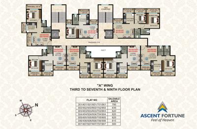 Project Image of 410.0 - 900.0 Sq.ft 1 BHK Apartment for buy in Ascent Fortune Phase 1