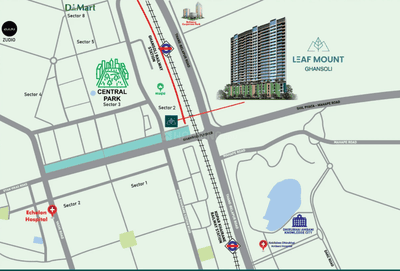 Project Image of 371.03 - 636.04 Sq.ft 1 BHK Apartment for buy in Infinity Leaf Mount
