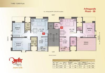 Project Image of 936.0 - 3310.0 Sq.ft 2 BHK Apartment for buy in Sanjeevani Ashtagandh III